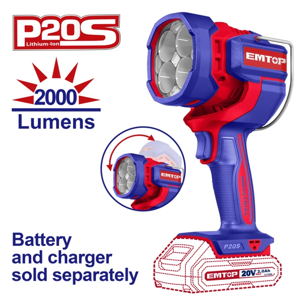 Cordless work lamp ELWLI2088 — OnMaster — Təmir və tikinti