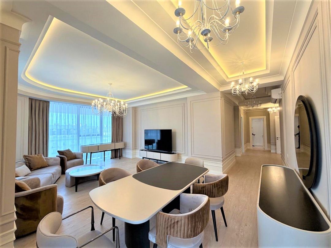 İcarəyə verilir 4 otaqlı yeni tikili 220 m² — Mənzil, Bakı (2)