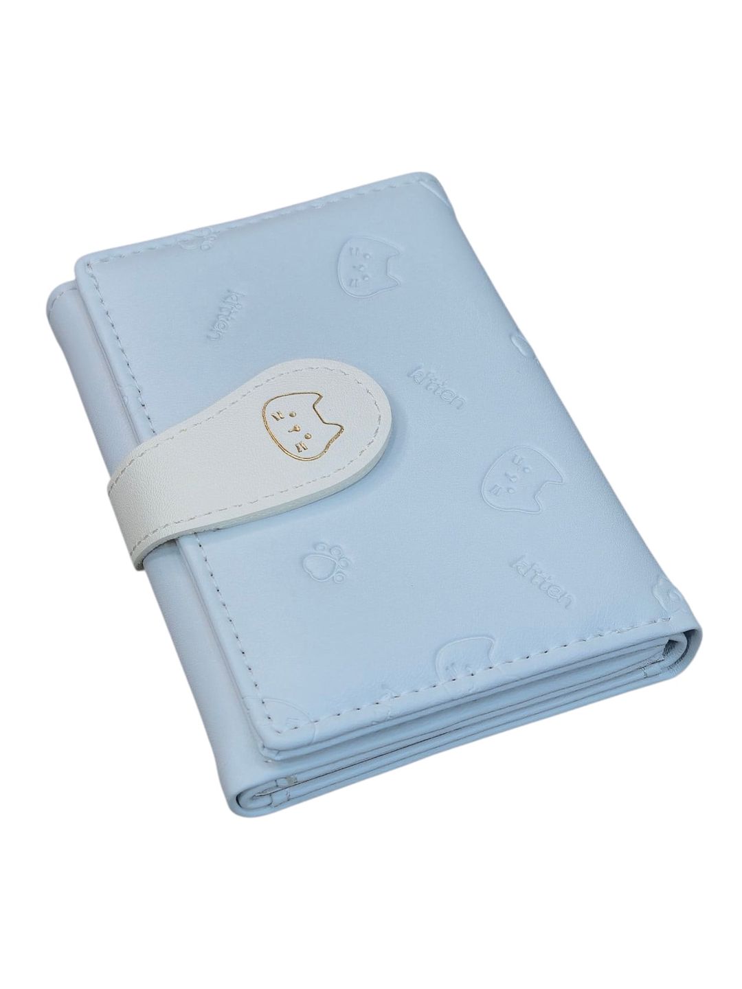 Qızlar üçün pulqabı, poliuretan, mavi, 8 kart bölməsi, 10.5x8 sm, Çin istehsalı - Yadas_878-F164_Blue — Mallar, Bakı (2)