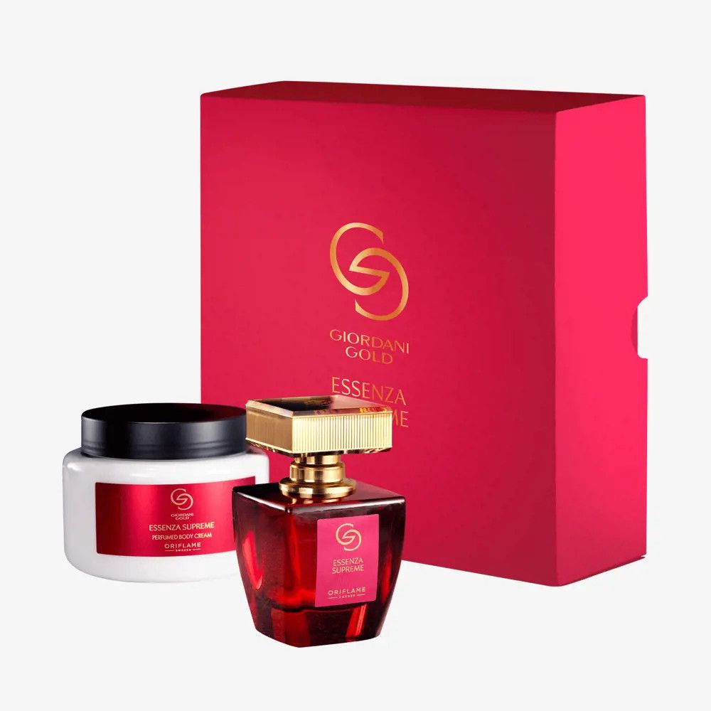 Oriflame Giordani Gold Essenza Supreme qadınlar üçün ətir dəsti (bədən üçün krem 250 ml + ətir suyu 50 ml) — Mallar, Bakı (3)