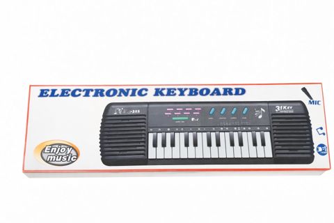 Uşaq musiqi aləti pianino 92956833, plastik, qara, 3+ yaş — Bakı