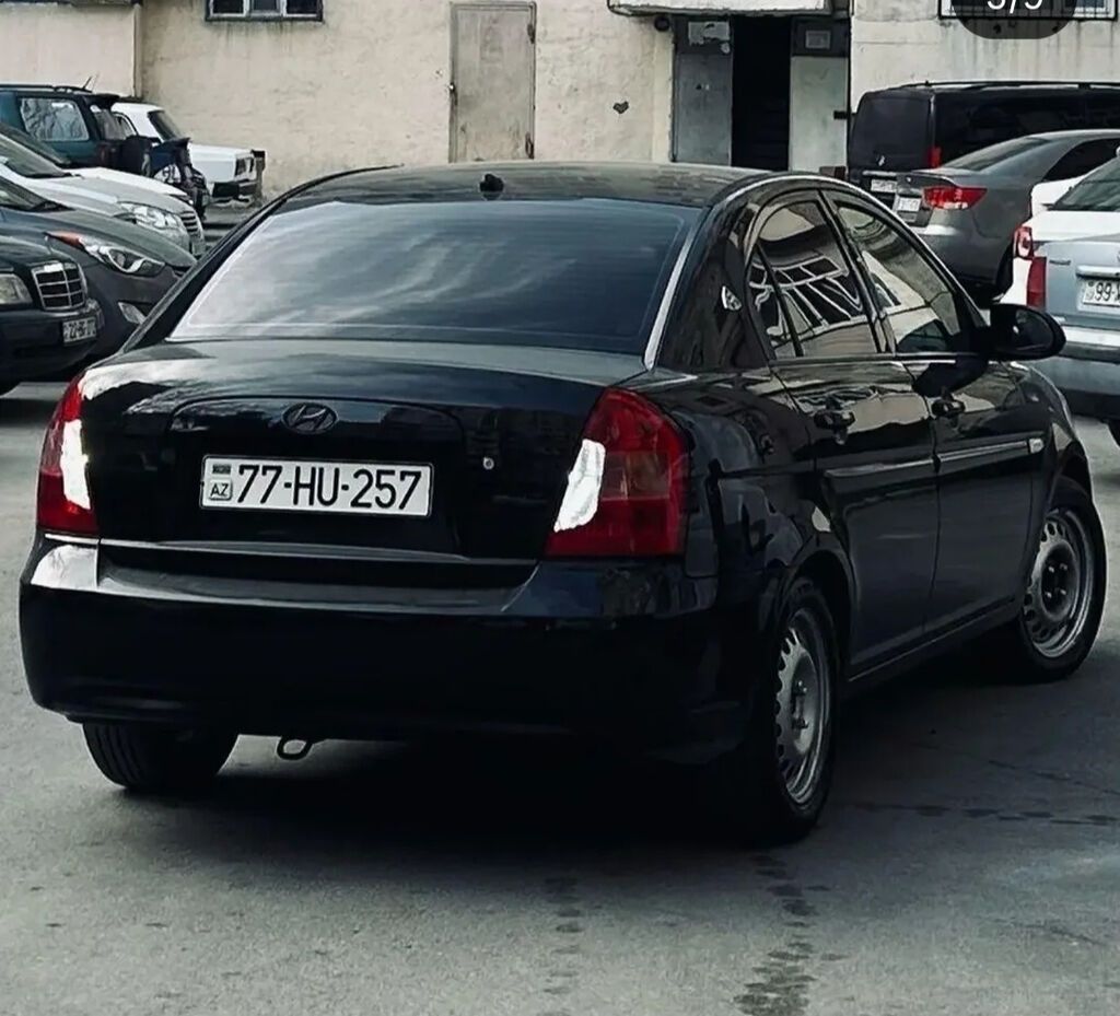 Hyundai Accent: 1.5 l 2008 il Sedan 77-HU-257 — Avtomobillər, Bakı (4)