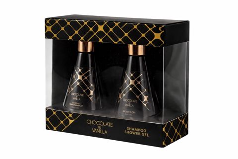Kosmetika hədiyyə dəsti Chocolate & Vanilla (şampun + duş geli) — Bakı