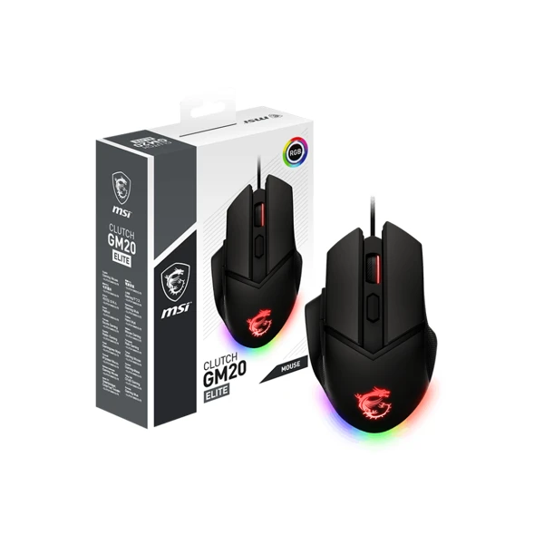 MSI Clutch GM20 Elite Gaming Mouse — Mallar, Bakı