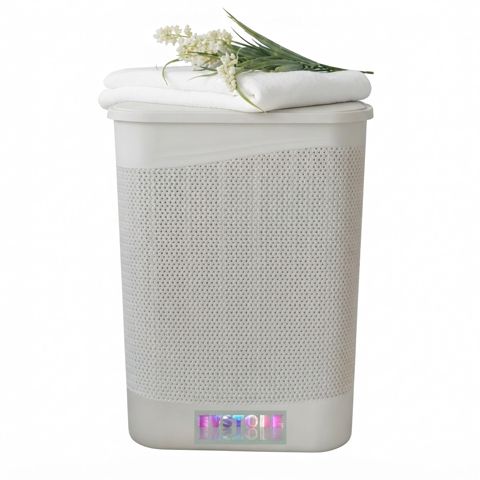 Çamaşır üçün səbət, plastik, ağ, 45 L — Bakı