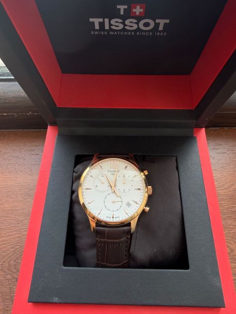 Tissot Chronograph kişi saatı – orijinal qutusu və kartı — Sumqayıt