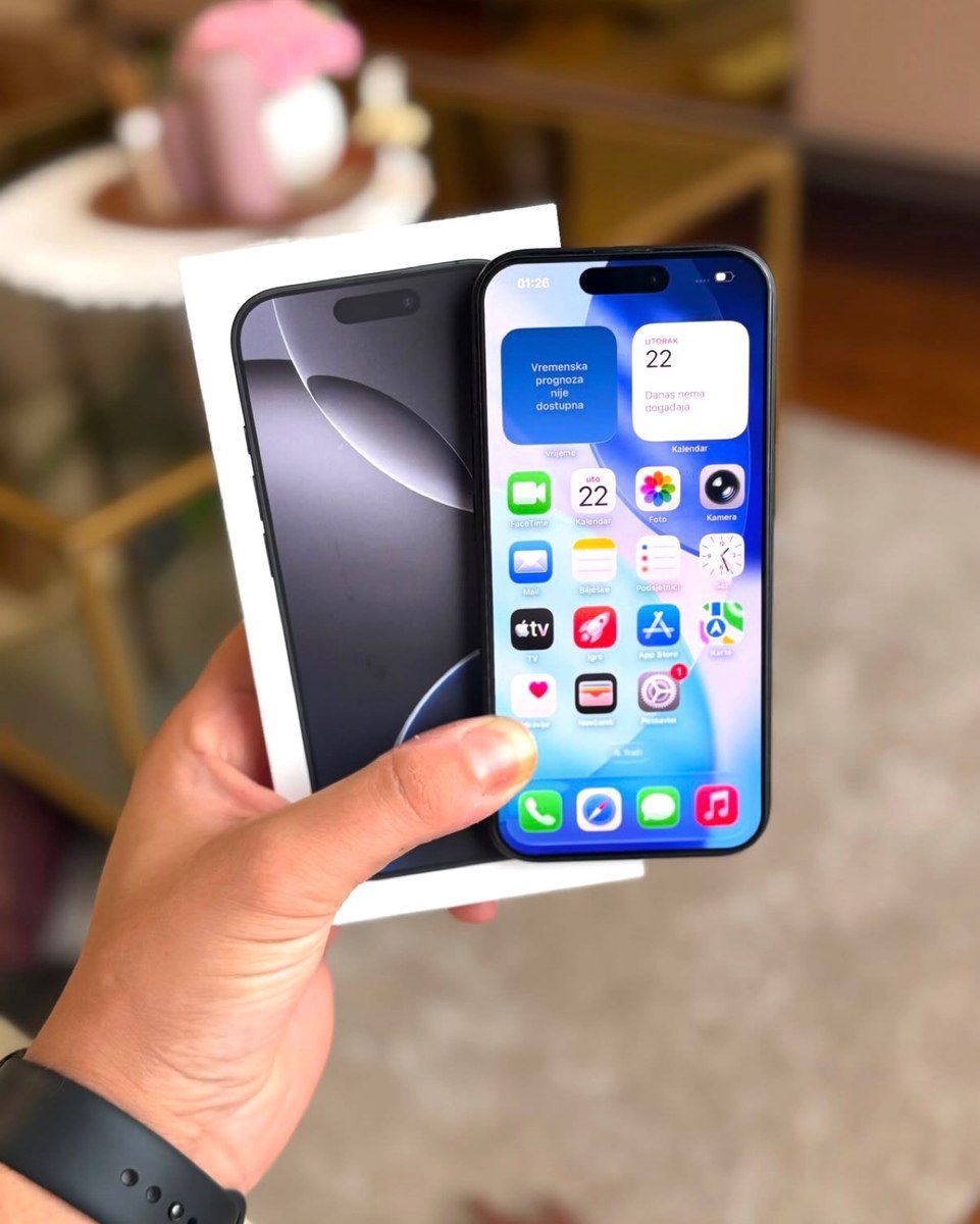 Apple iPhone 16 Pro Black Titanium 256GB/8GB — Smartfonlar, Bakı (6)