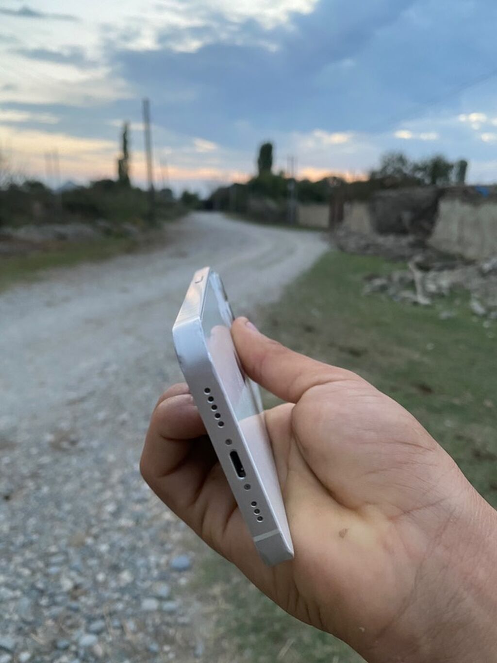 IPhone 13, Ağ, Face ID — Apple iPhone, Xaçmaz (4)