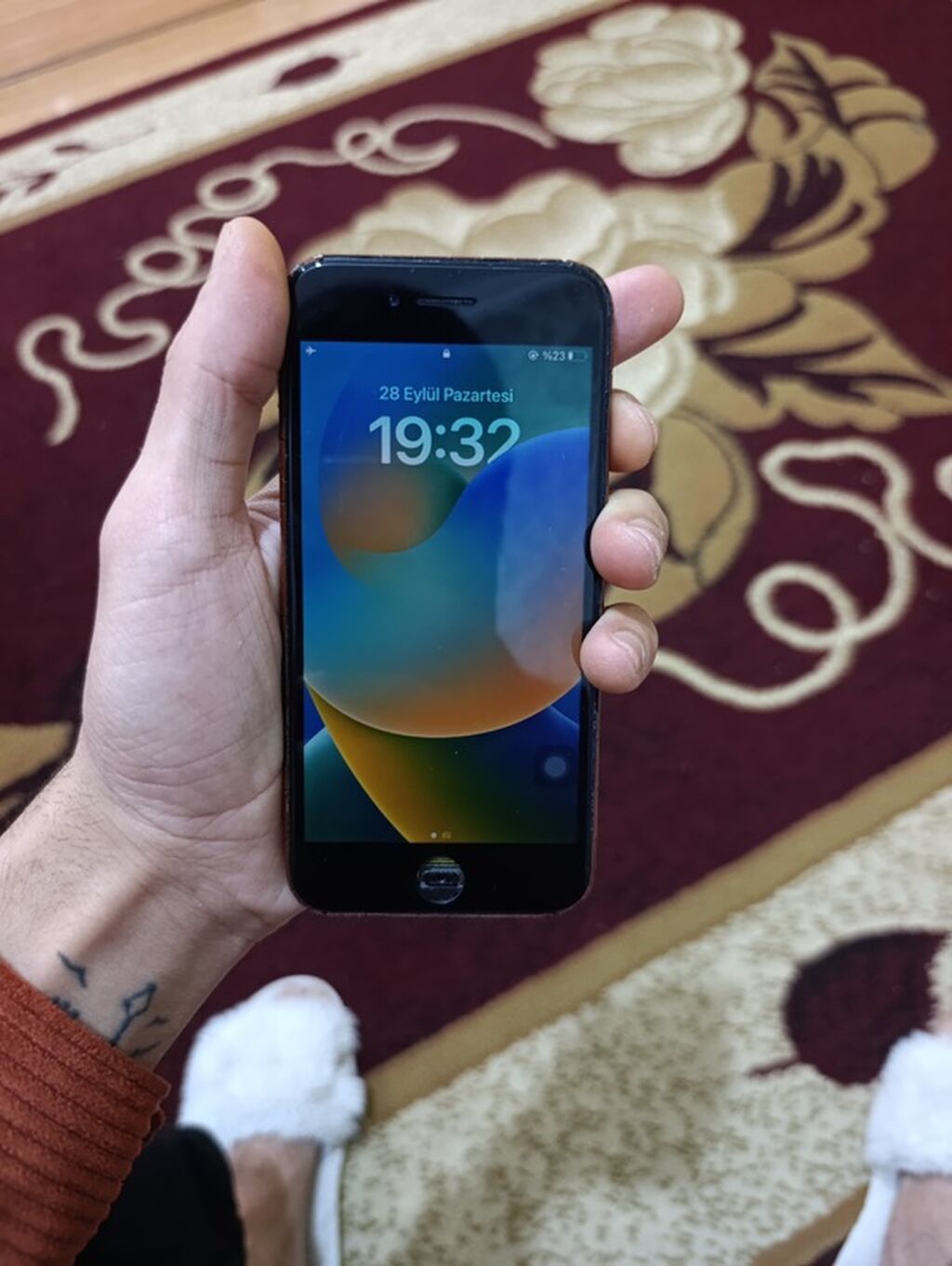 IPhone 8, 64 GB, Jet Black, Qırıq, Barmaq izi — Apple iPhone, Xırdalan (2)