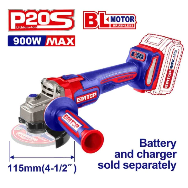 Cordless angle grinder ELAG21154 — Təmir və inşaat, Bakı