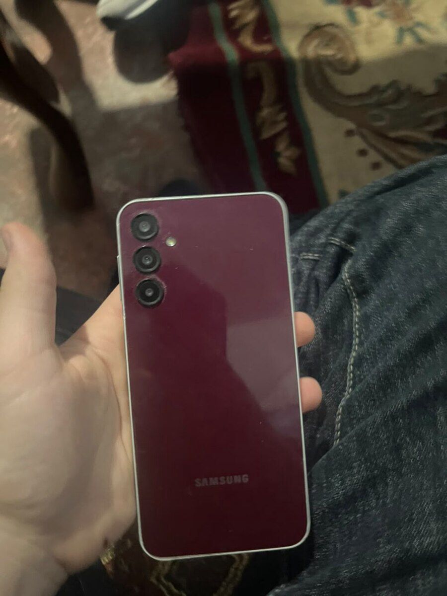Samsung Galaxy A24 4G Dark Red 128GB/6GB — Smartfonlar, Gəncə (2)
