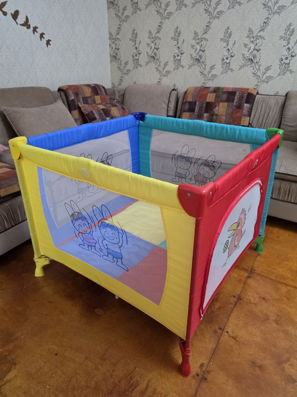 Uşaq üçün yemək stulu və oyun maneyi (playpen) dəsti Yemək stulu — Qidalandırma stulları, Bakı (4)