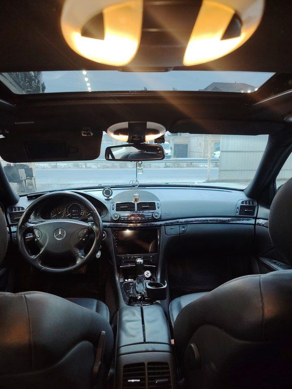 Mercedes E 320, 3.2 L, 2002 il, 201 586 km — Avtomobillər, Bakı (12)