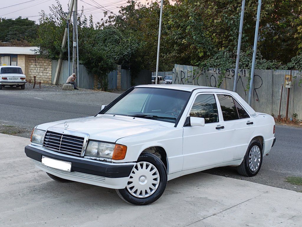 Mercedes 190, 2.0 L, 1991 il, 214 518 km — Avtomobillər, Bərdə (12)