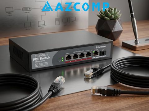 Shturmann SH-PG004 Full Gigabit PoE Switch — Bakı