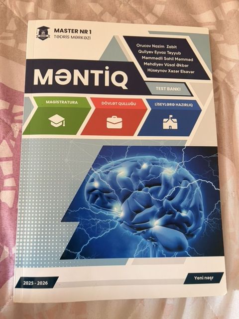 Məhsul: “Məntiq – Test Bankı” (Master Nr 1 Tədris Mərkəzi), 2025–2026 — Sumqayıt