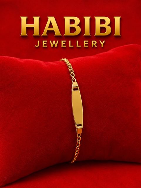 Uşaqlar üçün qızıl qolbaq Habibi Jewellery HJ323 — Bakı