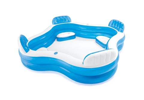 Uşaq üçün şişmə hovuz Intex 56475 Ailəli 229х229х66 sm, 990 l, 3 yaşdan — Bakı