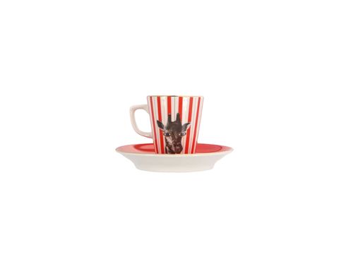 Qəhvə cütü Porland Wild Life 04ALM005281, 1 nəfərlik, 2 əd, 75 ml, farfor, rəngbərəng — Bakı