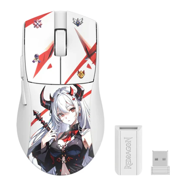 Redragon M916 Pro Anime White Mouse — Bakı