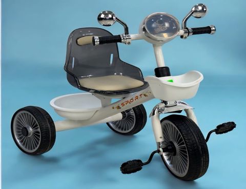 Uşaqlar üçün üçtəkərli velosiped 1999 KZ197, ağ — Bakı