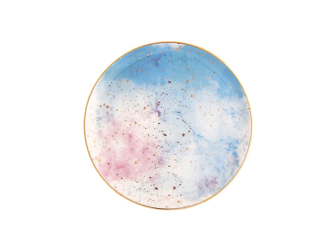 Boşqab Porland Cosmos Desen5, 17 sm, farfor, rəngbərəng — Mallar, Bakı