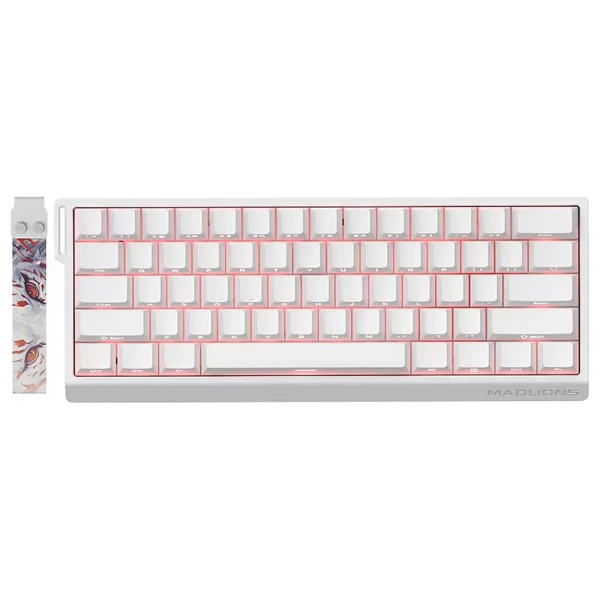 Madlıons MAD 60 HE White Keyboard — Mallar, Bakı