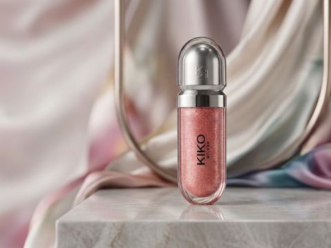Dodaq parıldadıcısı KM Pearly Pink 5, 6.5 ml — Bakı