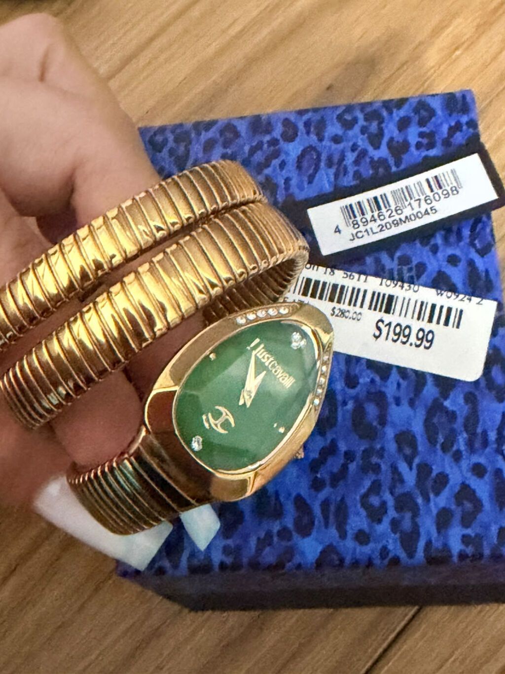Roberto Cavalli qadın qol saatı – ilanvari “tubogas” tipli qızılı — Qol saatları, Bakı (3)