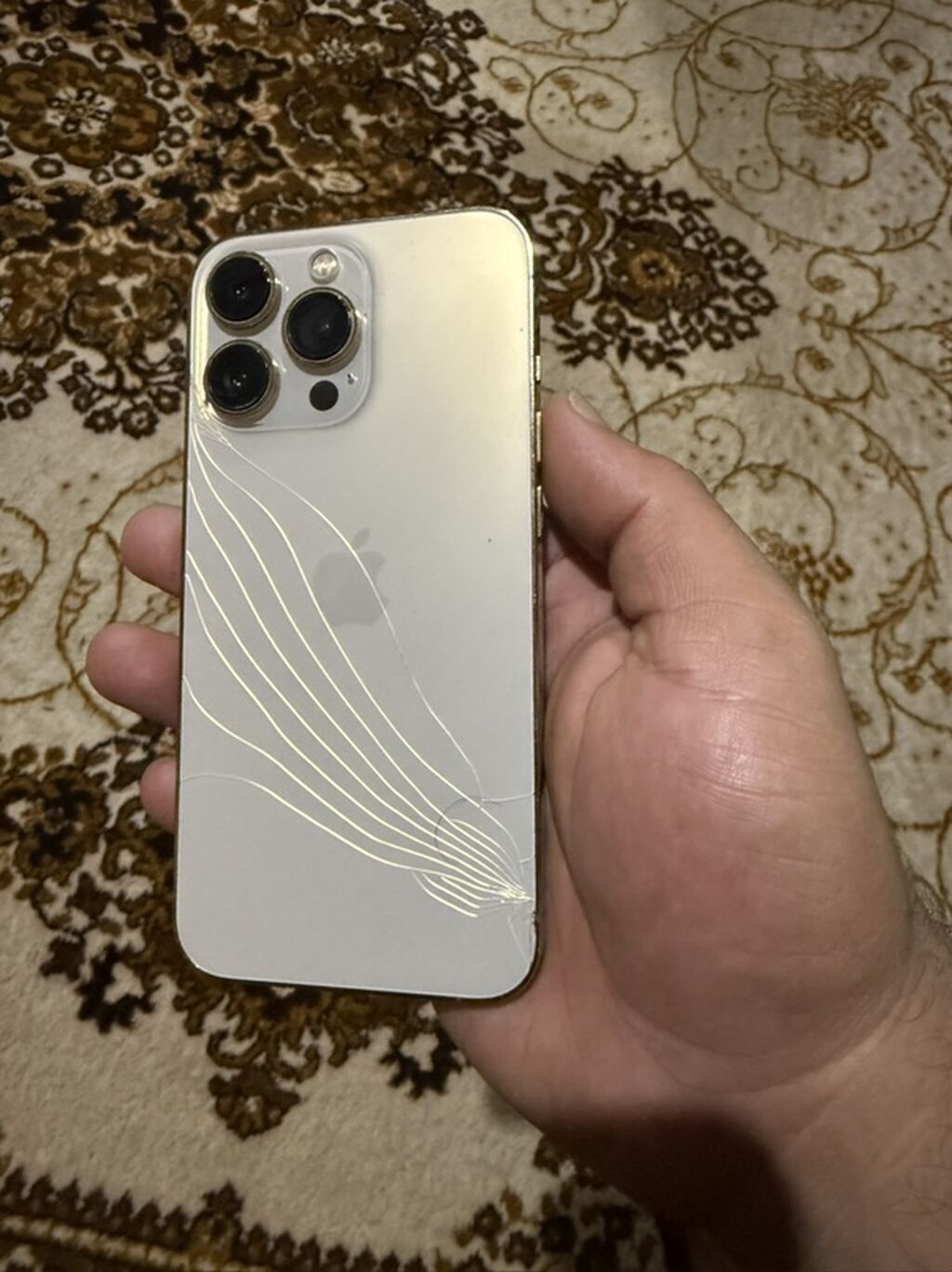 IPhone 13 Pro, Qızılı, Qırıq — Apple iPhone, Bakı (4)
