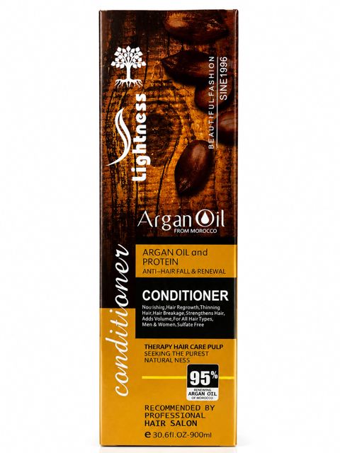 Saçlar üçün kondisioner Lightness Argan Oil & Protein Sulfatsız 900 ml — Bakı