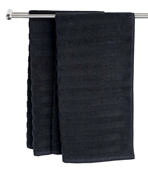 Dəsmal Jysk Torsby 50x90 sm, pambıq, qara — Bakı