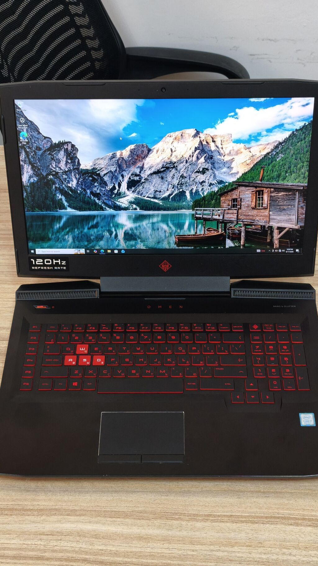 HP Omen oyun noutbuku parametrləri səkildə var - Ekran: 17.3" Full — HP, Bakı (3)
