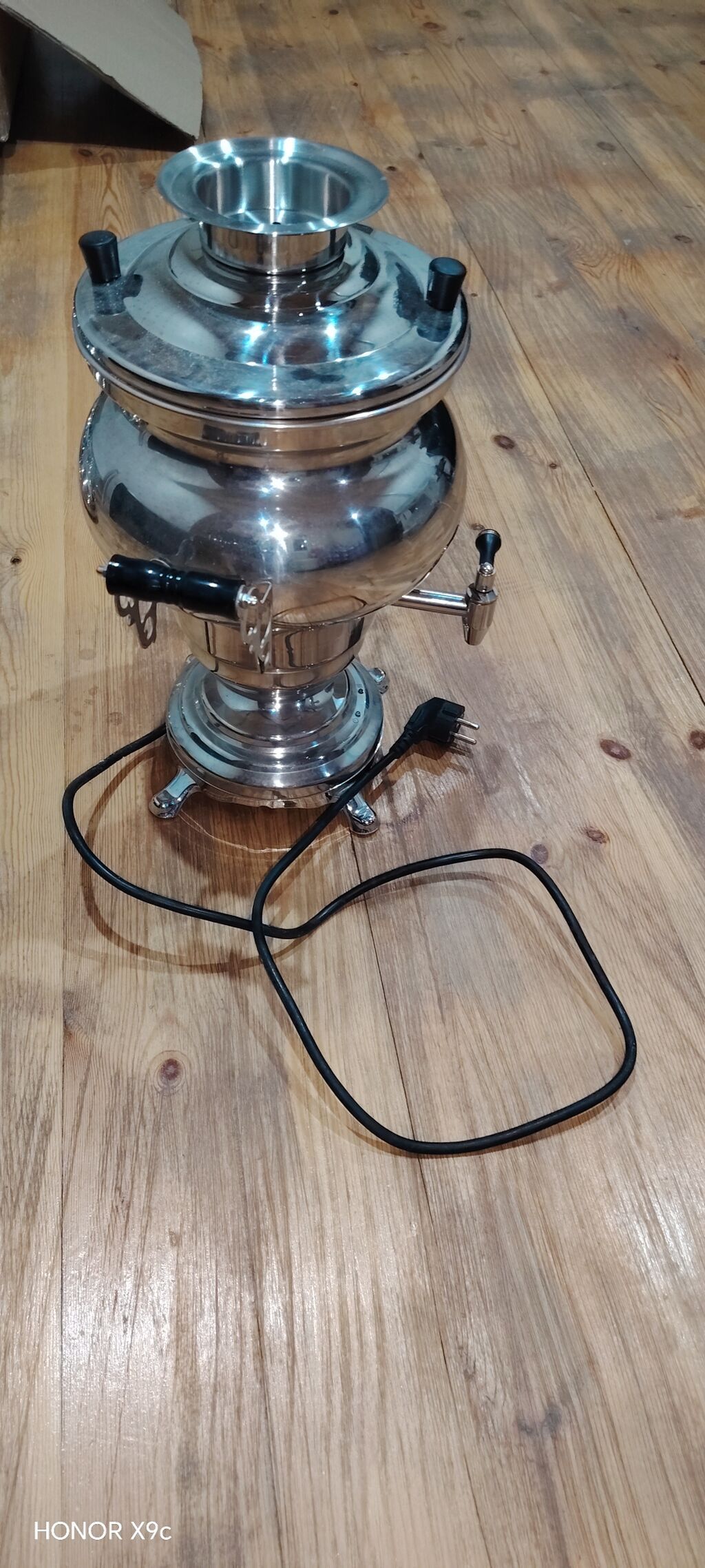Elektrik samovar - Material: paslanmayan polad gövdə və qapaq — Samovarlar, Digah (2)