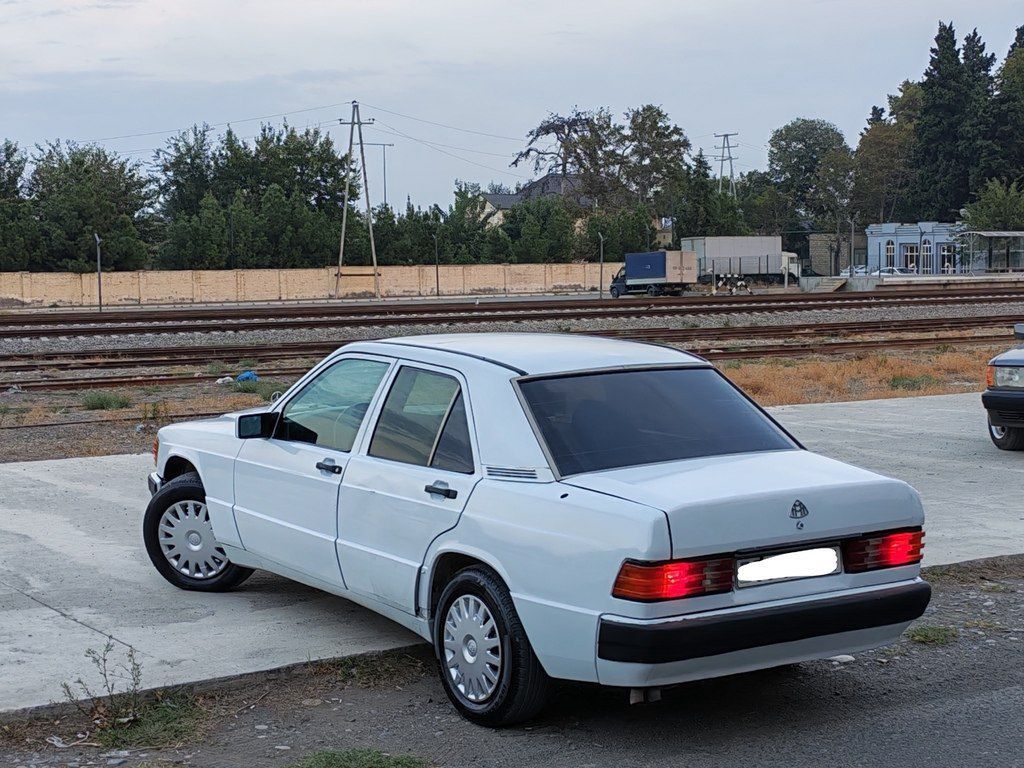 Mercedes 190, 2.0 L, 1991 il, 214 518 km — Avtomobillər, Bərdə (5)