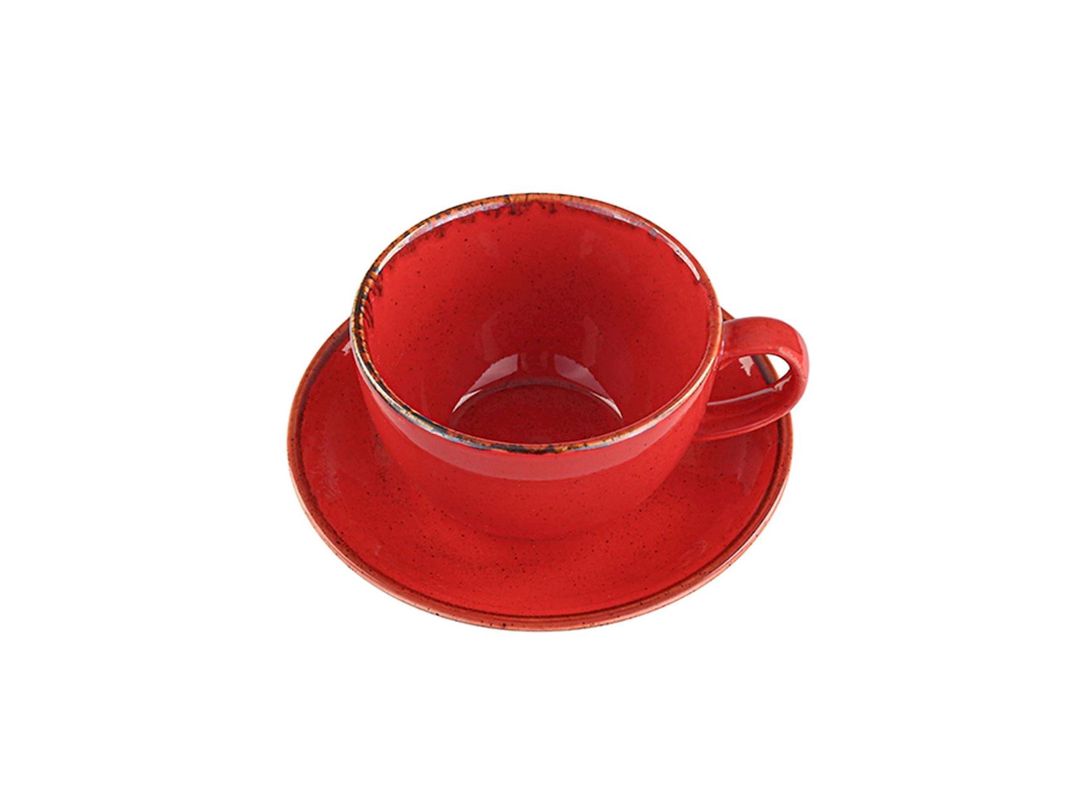 Çay cütü Porland Seasons 04ALM001456, 320 ml, qırmızı — Mallar, Bakı (2)
