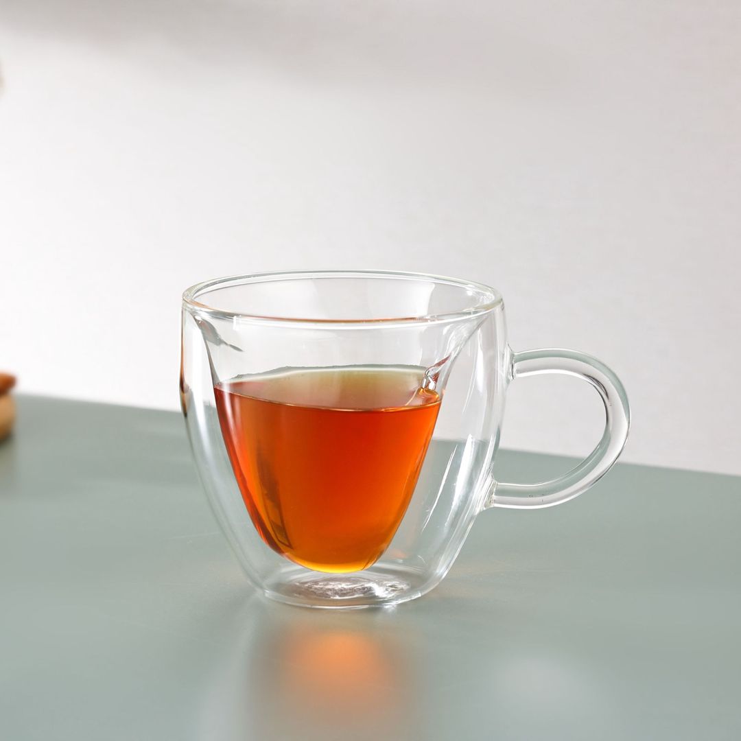 Fıncan dəsti Aramoro Twin, borosilikat şüşə, 250 ml, 2 əd — Mallar, Bakı (2)