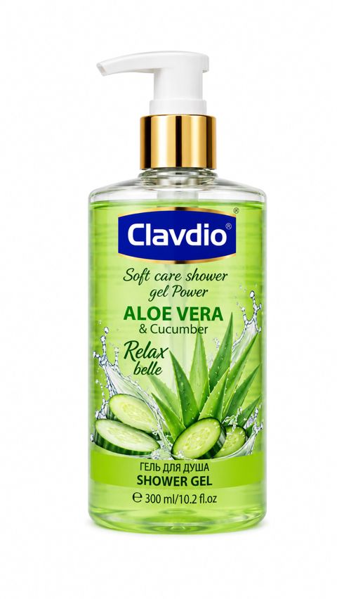 Duş geli Clavdio Aloe Vera & Cucumber 300 ml — Bakı