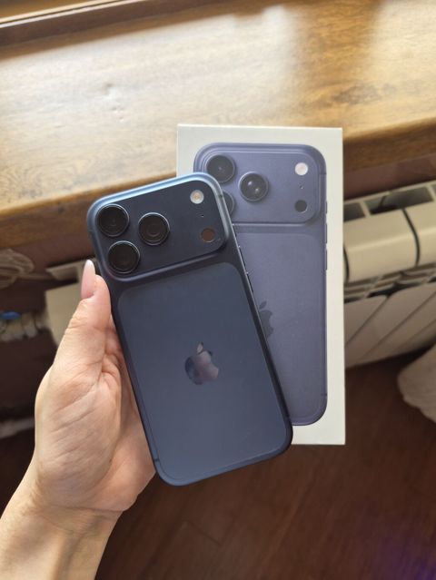 IPhone 17 Pro, 256 GB, Mavi, Face ID — Bakı