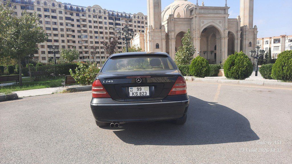Mercedes C 240, 2.6 L, 2002 il, 515 804 km 99-KS-823 — Avtomobillər, Bakı (2)