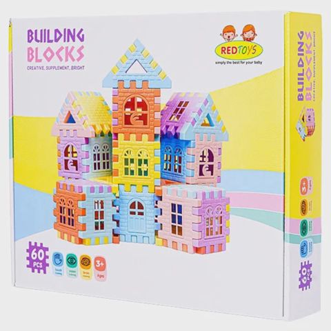 Blok konstruktoru K225588BLOCK, 60 parça, 3+ yaş — Bakı