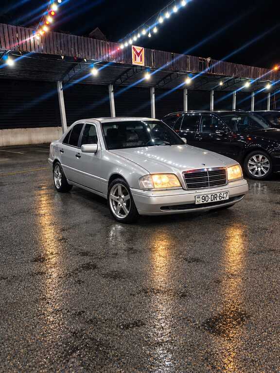 Mercedes C 180, 1.8 L, 1993 il, 300 000 km 90-DR-647 — Avtomobillər, Bakı (5)