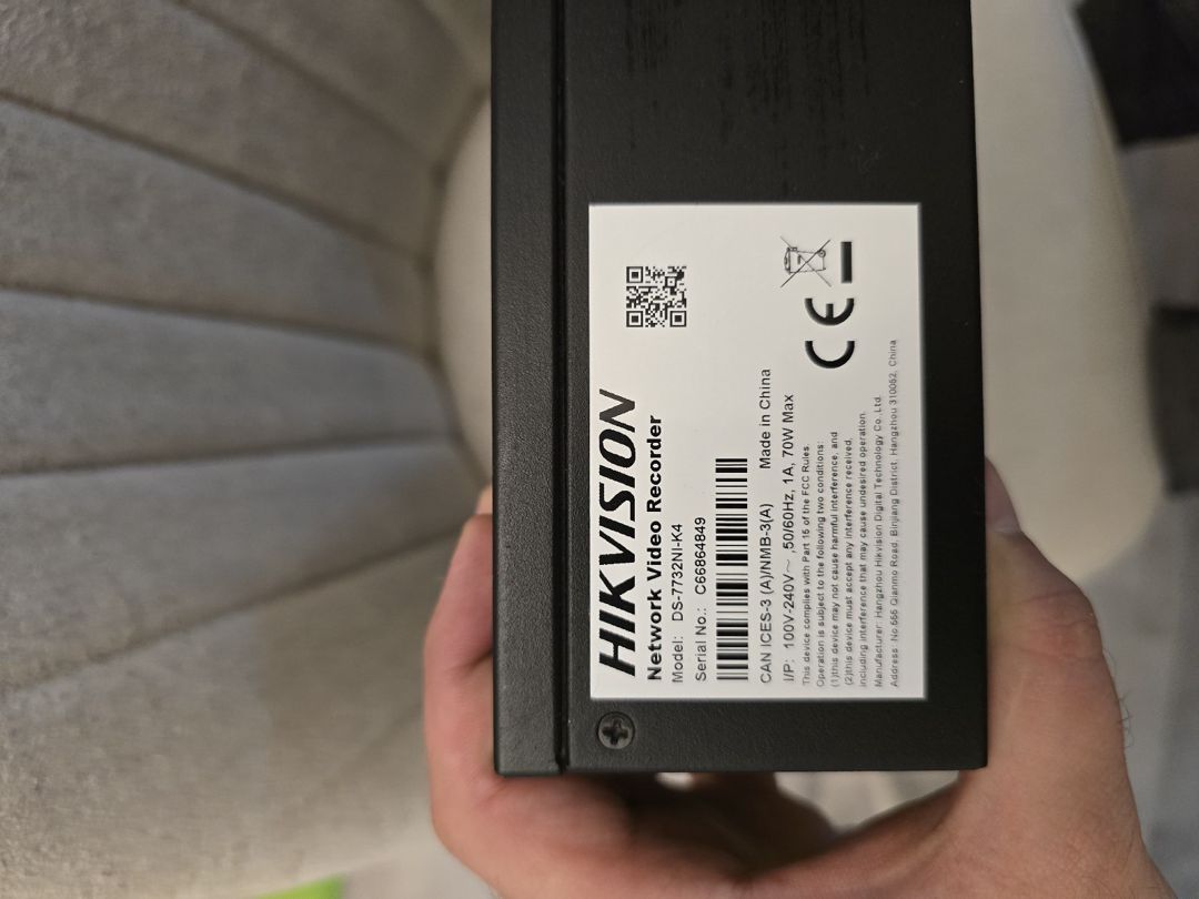 Hikvision NVR 32 kanal — Ağıllı ev və təhlükəsizlik, Sumqayıt (3)
