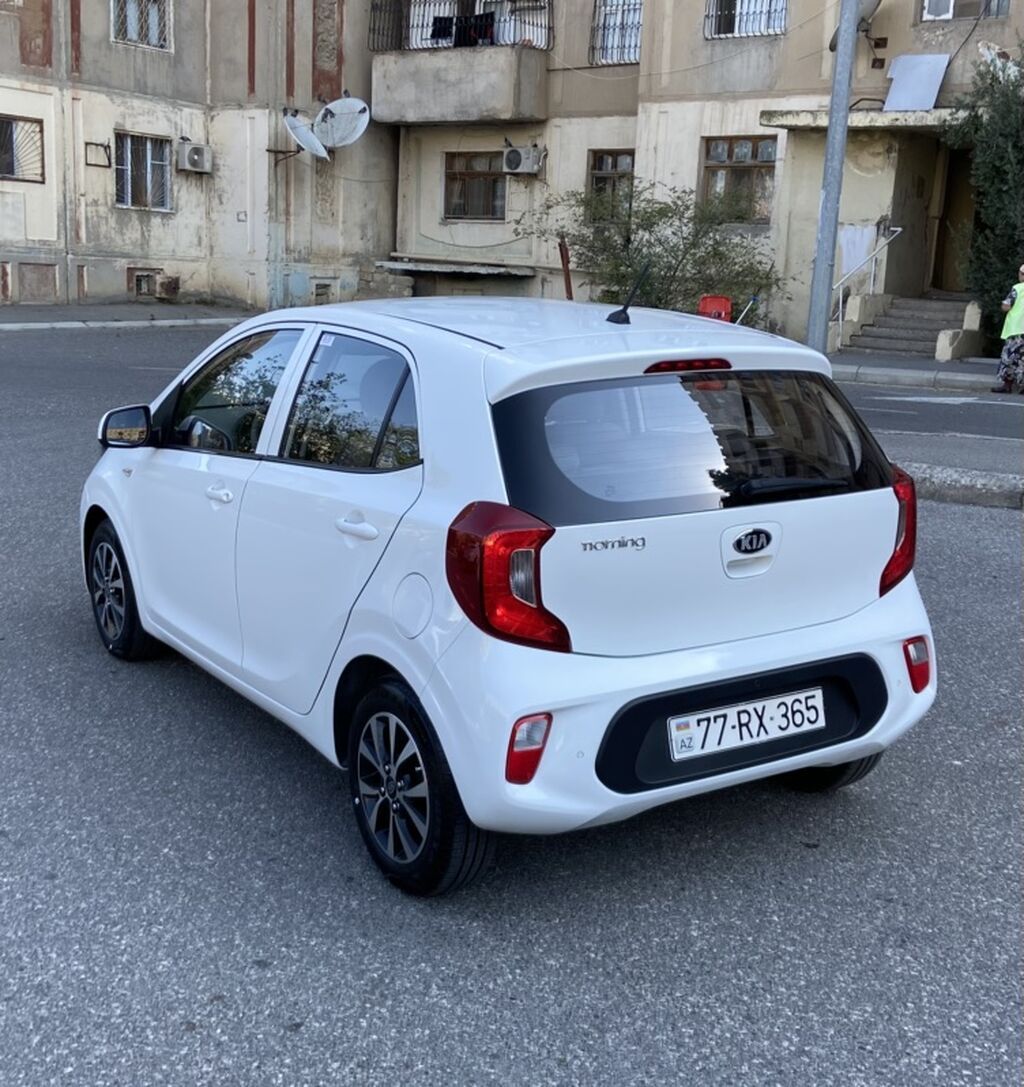 Kia Morning: 1 l 2018 il Hetçbek 77-RX-365 — Avtomobillər, Bakı (5)