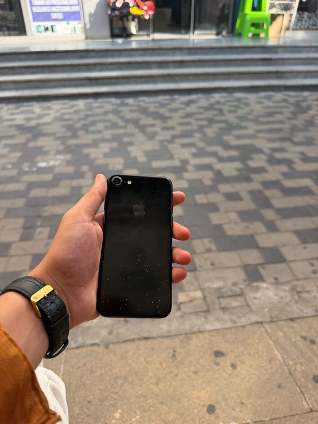 IPhone 7, 128 GB, Qara, Barmaq izi — Apple iPhone, Bakı (2)