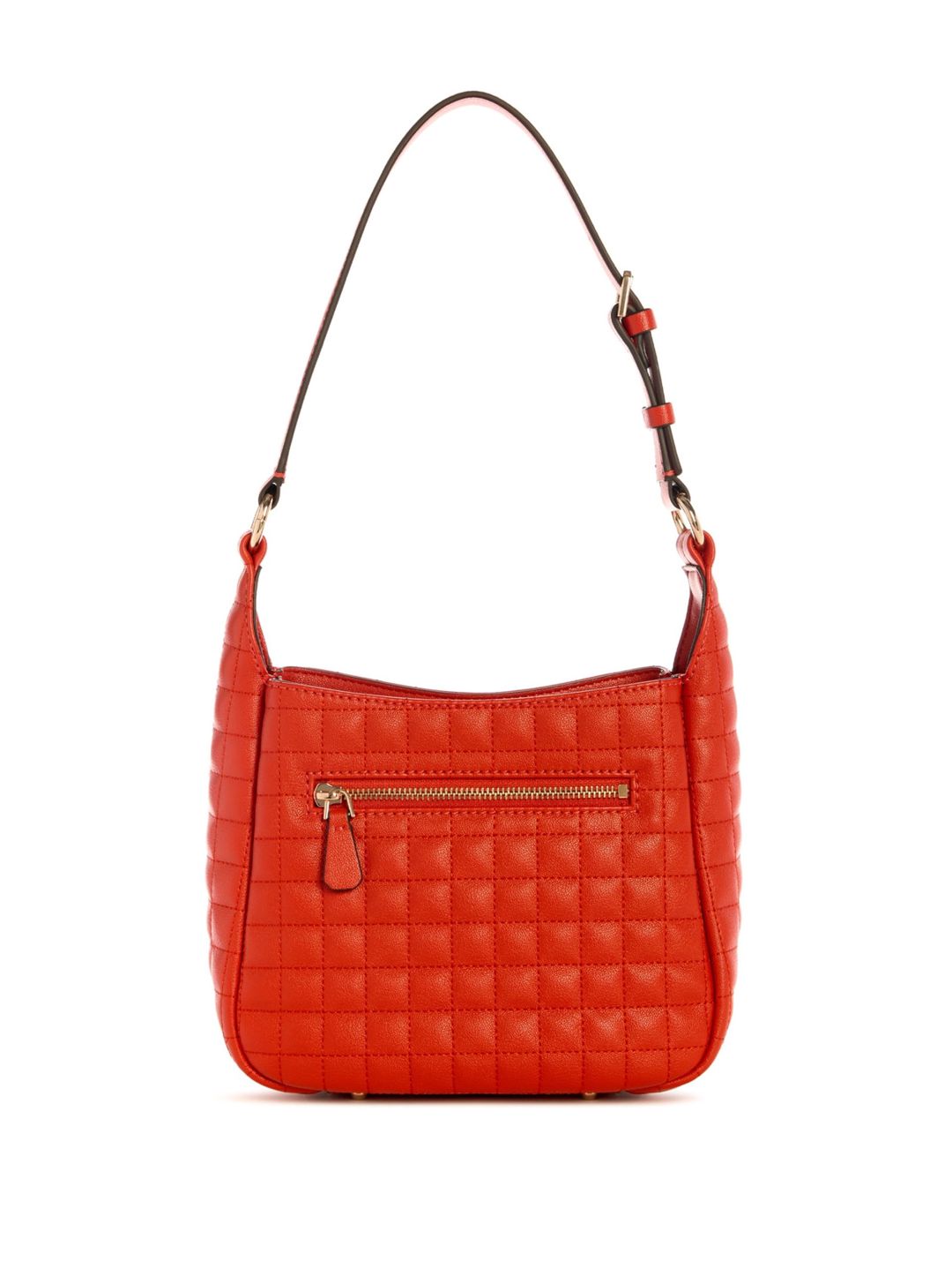 Çiyin çantası qadınlar üçün Guess Nadira Quilted Hobo süni dəri, narıncı — Mallar, Bakı (3)