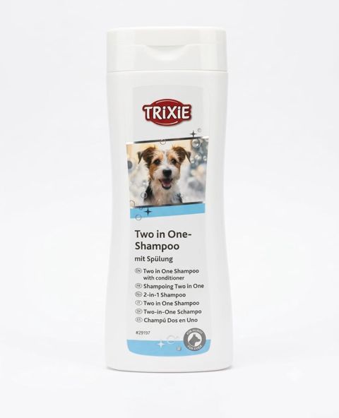 Şampun-kondisioner Trixie 2-in-1, Dolaşmaya qarşı, İtlər üçün, Bütün yun növlər, 250 ml — Bakı
