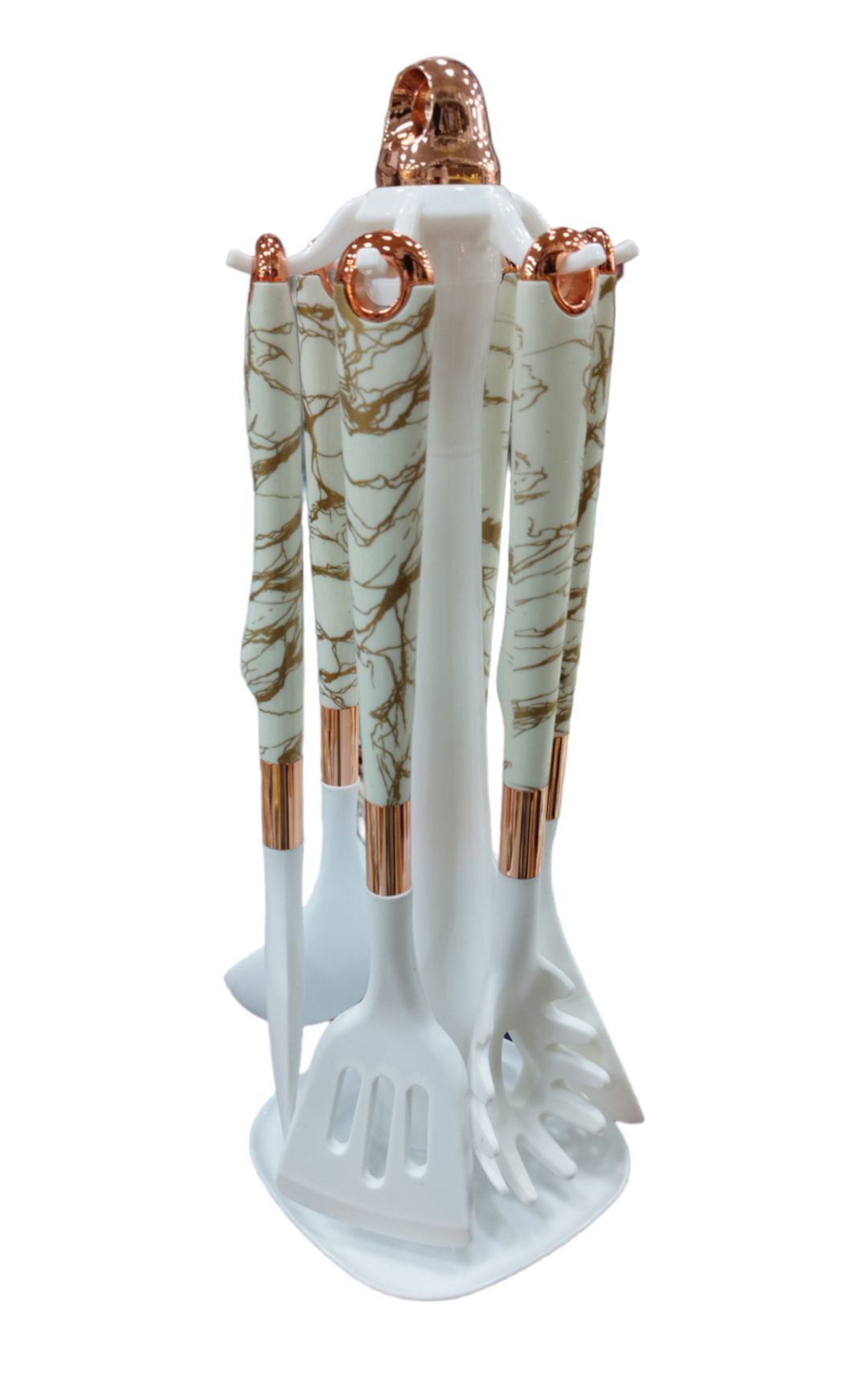Mətbəx ləvazimatları dəsti HMSD_WD09 silikon, qara/krem, 6 əd, qaşıq 32 sm/kürəkcik 32 sm/çömçə 30 sm/makaron qaşığı 30 sm/deşikli kürəkcik 33 sm/kəfkir 33 sm — Mallar, Bakı