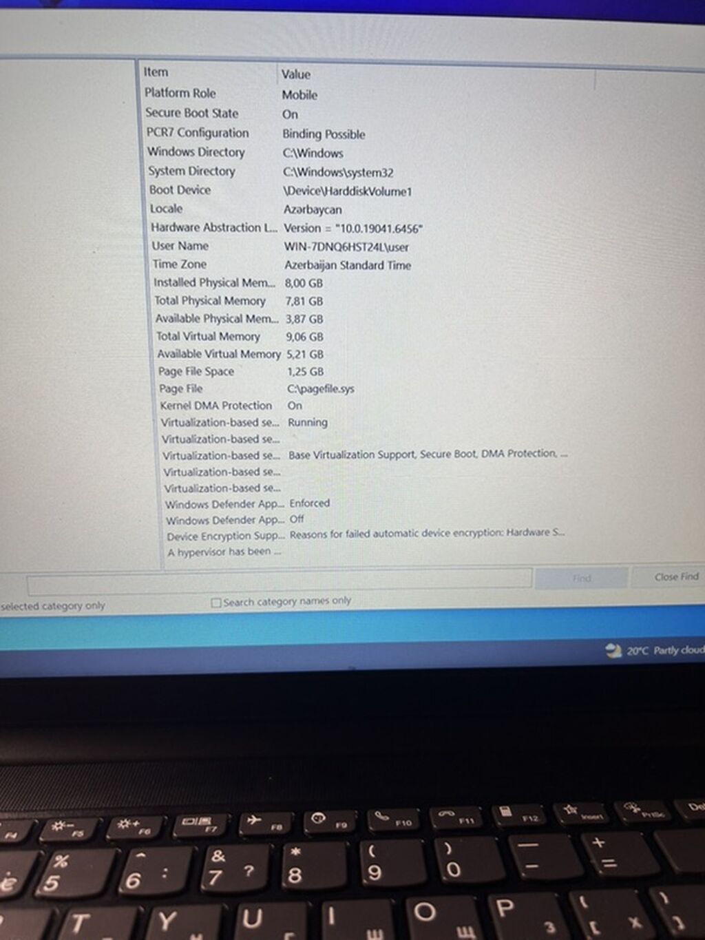 Lenovo V15 G2 IJL 82QY - 8GB RAM - Qutusu + mausu var — Lenovo, Bakı (8)