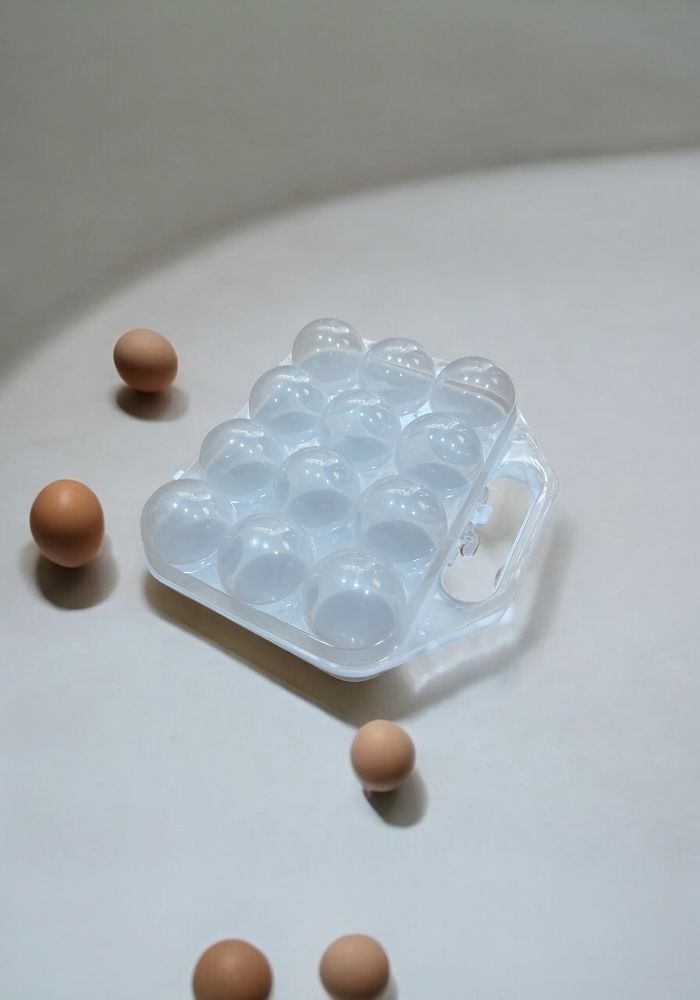 Yumurta saxlama qabı, plastik, ağ/şəffaf — Mallar, Bakı (3)